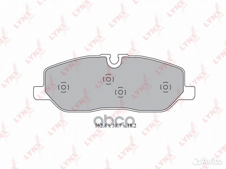 Колодки тормозные дисковые перед BD5003 LYN