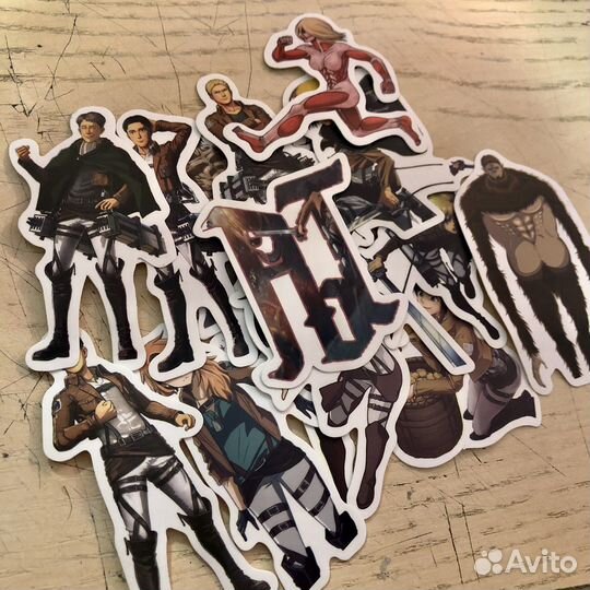 Набор стикеров Атака Титанов (Attack on Titan)