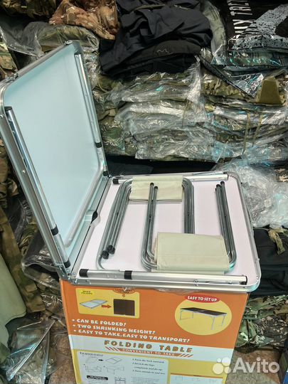 Стол складной Туристический с 4 Тобретка 60*120*70