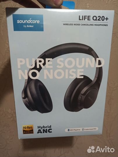 Наушники Anker Soundcore Life Q20+ Plus, новые