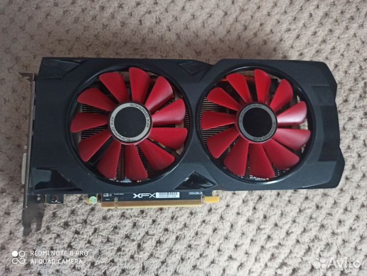 Видеокарта rx580 8gb xfx