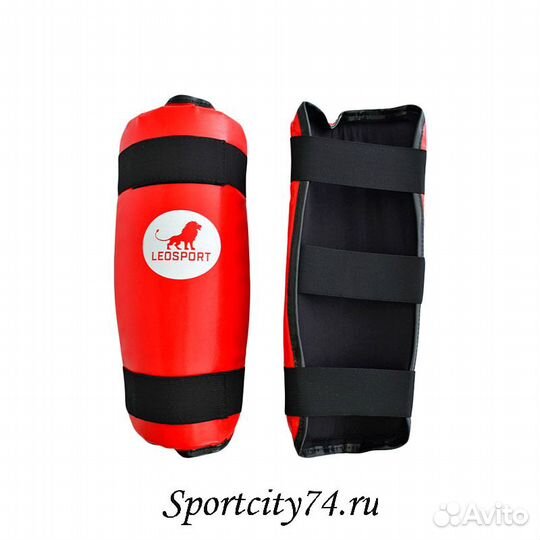 Защита голени Leosport пара экокожа (L)