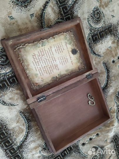 Шкатулка деревянная (1мин от м.Котельники)