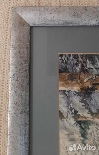 Готовая вышивка крестом в раме