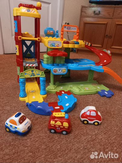 Vtech Игрушечный трек Гараж Бип-Бип