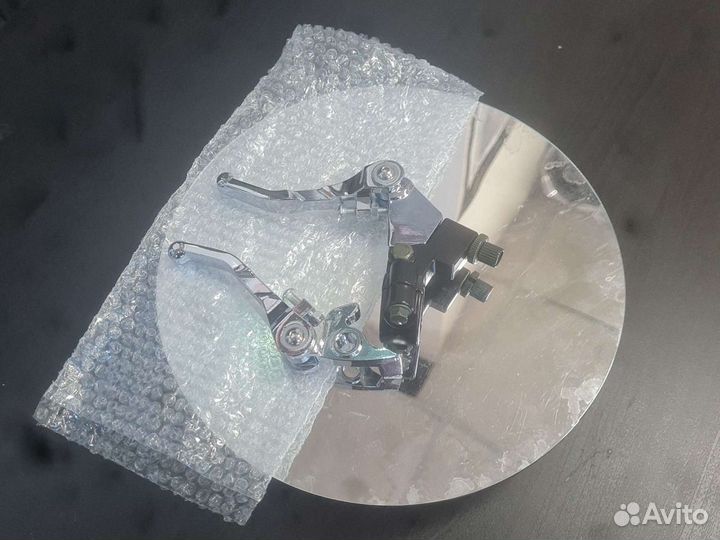 Рычаги складные сцепления+тормоза питбайк