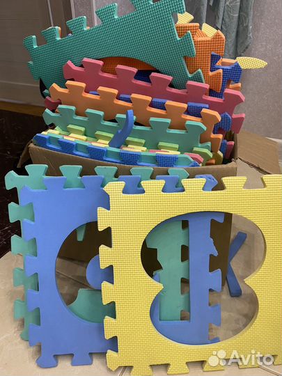 Детский коврик. Пазлы