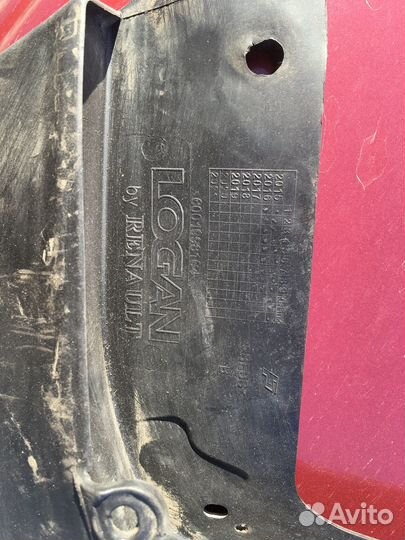 Брызговик на renault logan