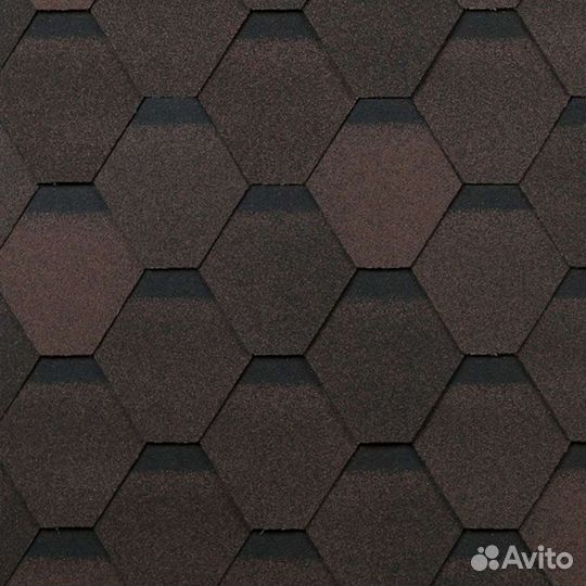 Гибкая черепица технониколь Оптима Коричневая