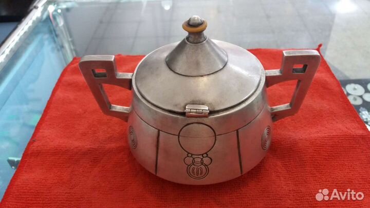 Сахарница серебро 900 пр. Англия 1900-1930г.г