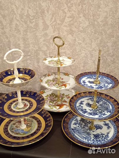 Фруктовница 3-х ярусная Чехословакия