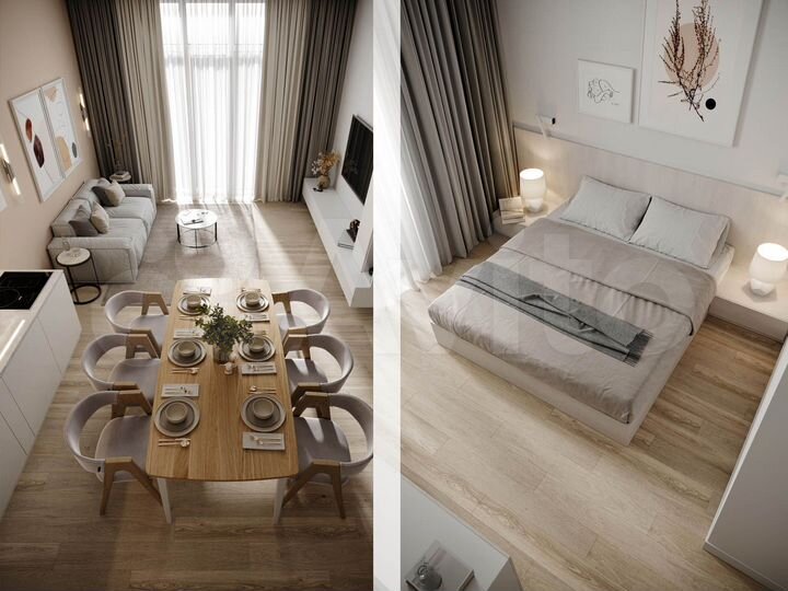 Апартаменты-студия, 39,7 м², 3/9 эт.
