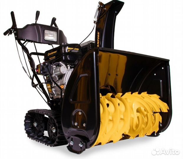 Снегоуборщик champion stt1170e на гусеницах