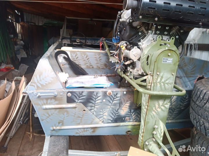 Мотор болотоход Бурлак