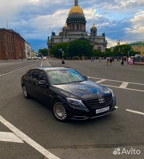 Майбах с черным салоном в аренду с водителем