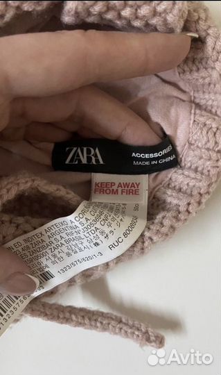 Комплект шапка, варежки Zara