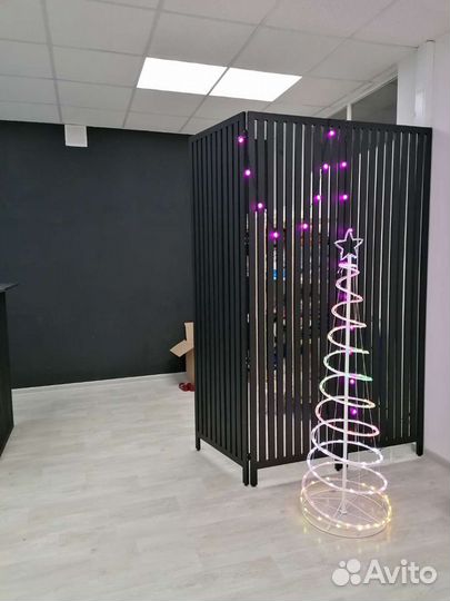 Ширма Деревянная реечная жалюзийная