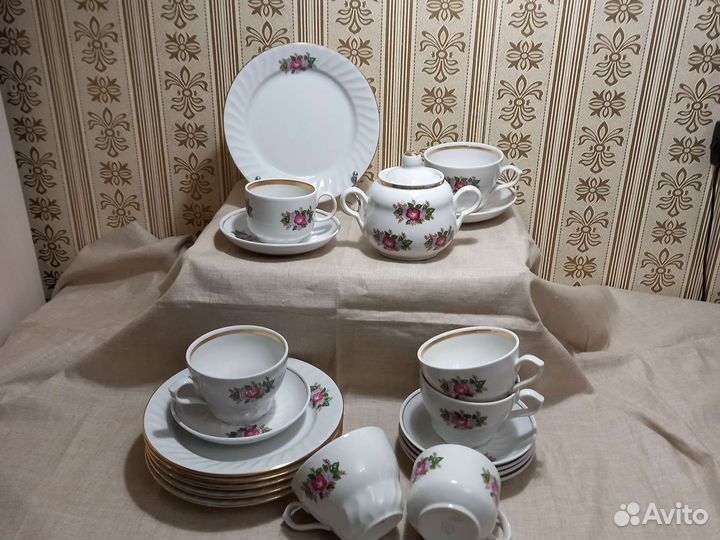 Посуда из СССР Чайные пары.Попредметно