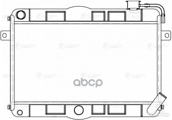 Радиатор системы охлаждения LADA 2121 Нива (пая