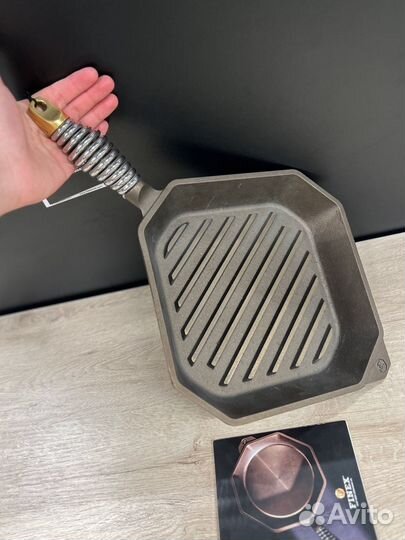 Finex сковрода-гриль чугунная