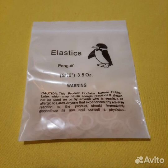 Новые резинки эластики Пингвин 100шт для брекетов