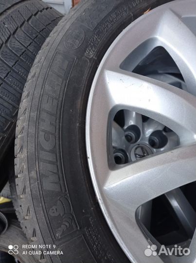 Зимние литые колеса R18 5x120 с зимней резиной