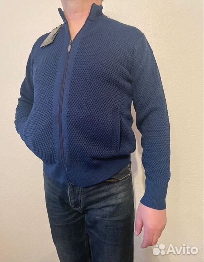 Мужской вязаный кардиган