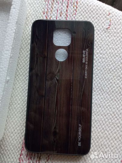 Чехол стекло для Xiaomi Redmi Note 9/10X