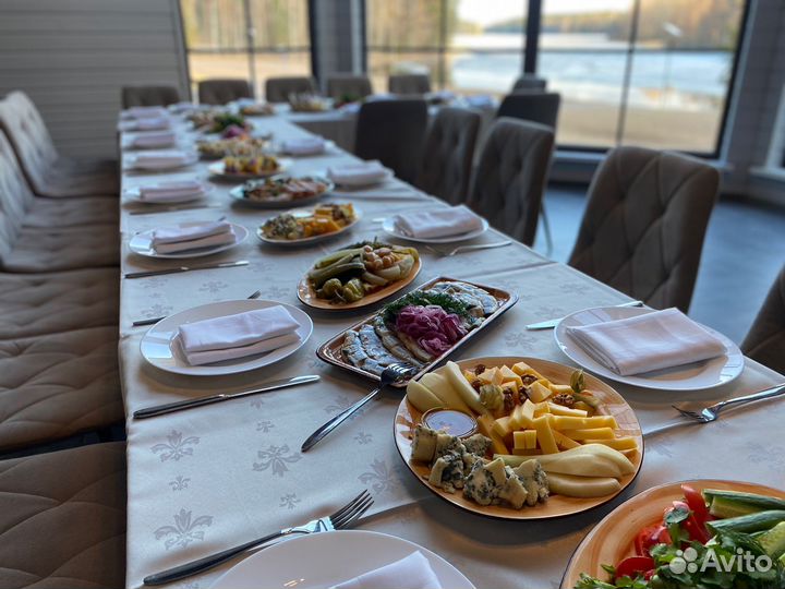 Русская баня на дровах, купели, мангал, ресторан