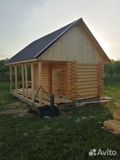 Русская баня на дровах