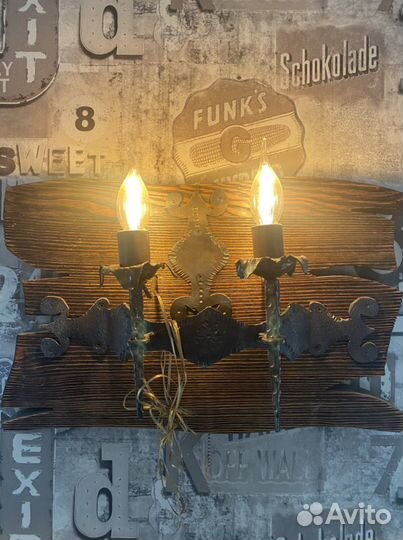 Бра ручной работы, ковка