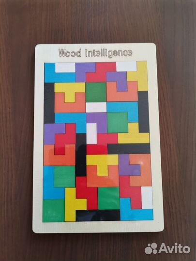 Головоломка тетрис деревянные