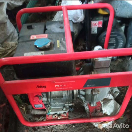 Мотопомпа fubag pg 80h