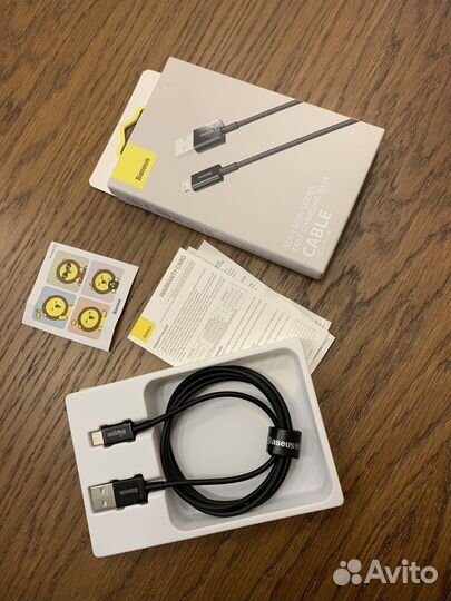 Провод baseus оригинал lightning - USB 1м