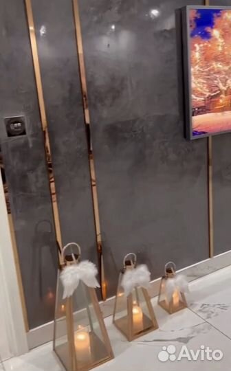 Молдинг П-образный розовое золото глянец