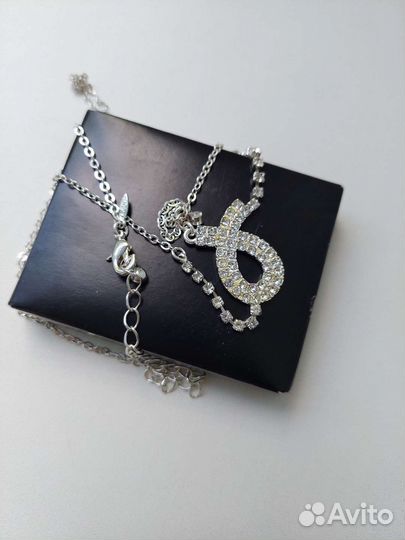 Серьги с заменой, цепочка