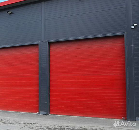 Секционные ворота дорхан уст-а за 3-4 ч