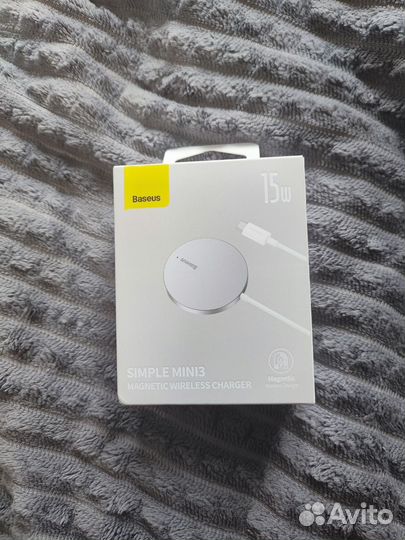Зарядка беспроводная Baseus Simple Mini3 15W
