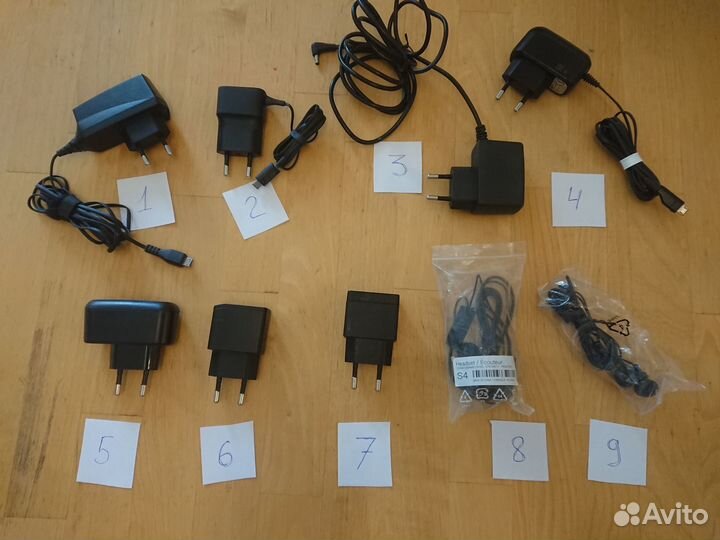 Оригинальные зарядные устройства от телефонов