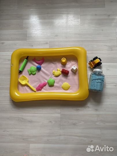 Кинетический песок с песочницей