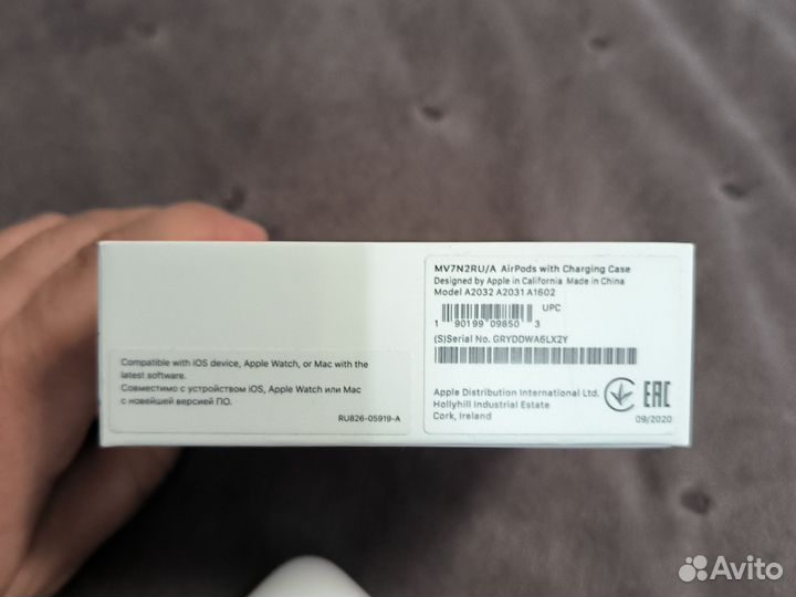 Беспроводные наушники Apple AirPods 2 оригинал