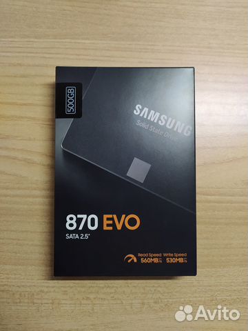SSD диск Samsung 870 EVO 500GB