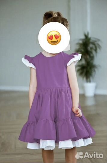 Платье для девочки 92