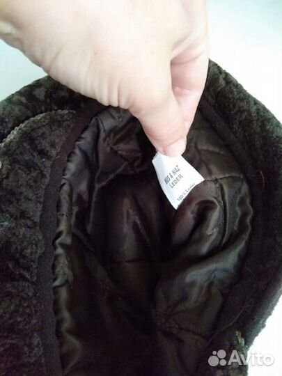 Шапка из стриженного каракуля