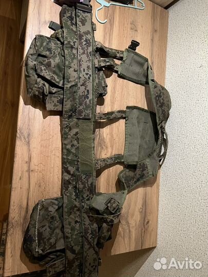 Разгрузка, тактически пояс, 2 чехла на шл