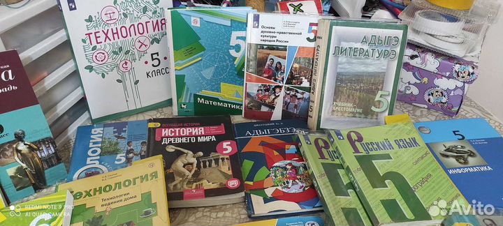 Учебники 5,6 класс