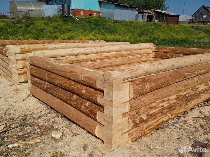 Срубы для бани и доски