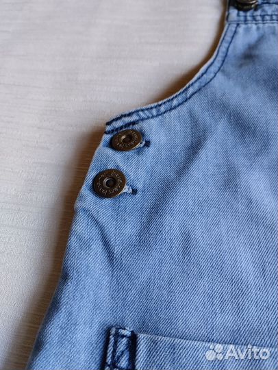 Сарафан джинсовый детский размер 2-3 года 98 см