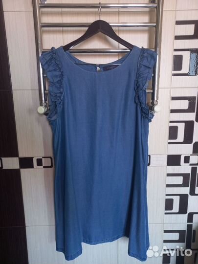 Violeta by Mango сарафан джинсовый, XL