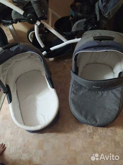 Коляска для двойни 2в 1